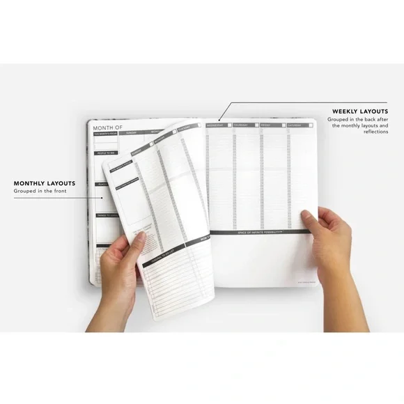 Passion Planner Hardcover Weekly Undated Planner Sunset Ave Medium New Package - Picture 5 of 7